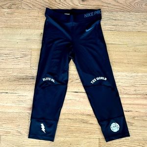 Nike EYBL Black Compression Tights